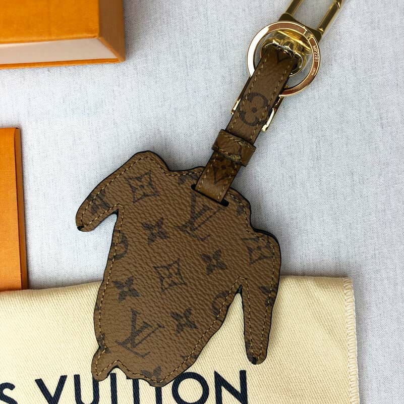 Louis Vuitton Grace Coddington Catogram Dog Bag Charm - Handbagholic
