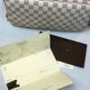 Louis Vuitton Neverfull Damier Azur MM with Rose Pink handbagholic