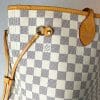 Louis Vuitton Neverfull Damier Azur MM with Rose Pink handbagholic