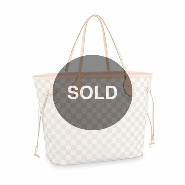 Louis vuitton neverfull MM azur sold