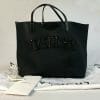 Givenchy logo black shopper tote large bag 1 handbagholic front