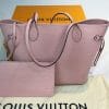 louis vuitton pink epi neverfull with pouch handbagholic designer