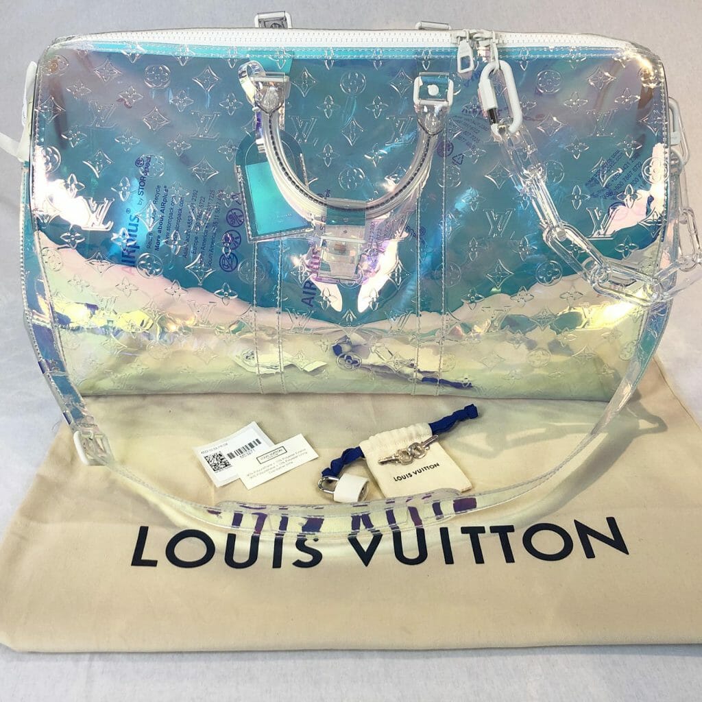 louis vuitton keepall iridescent