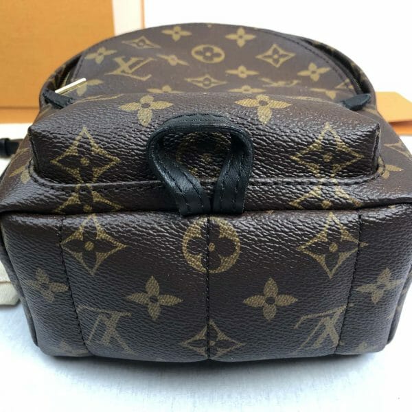 louis vuitton palm springs mini backpack used good condition bottom