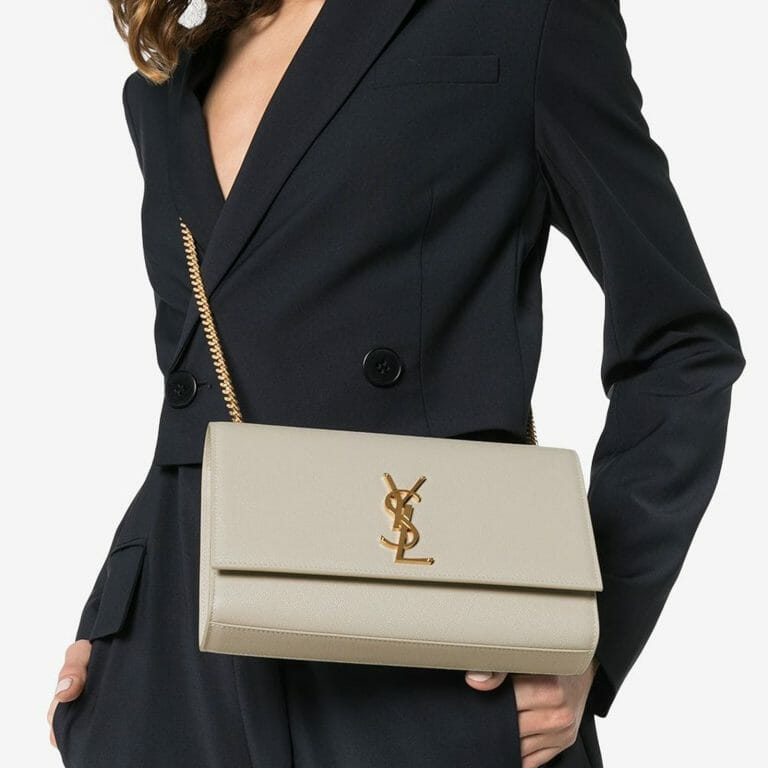 ysl kate medium grey