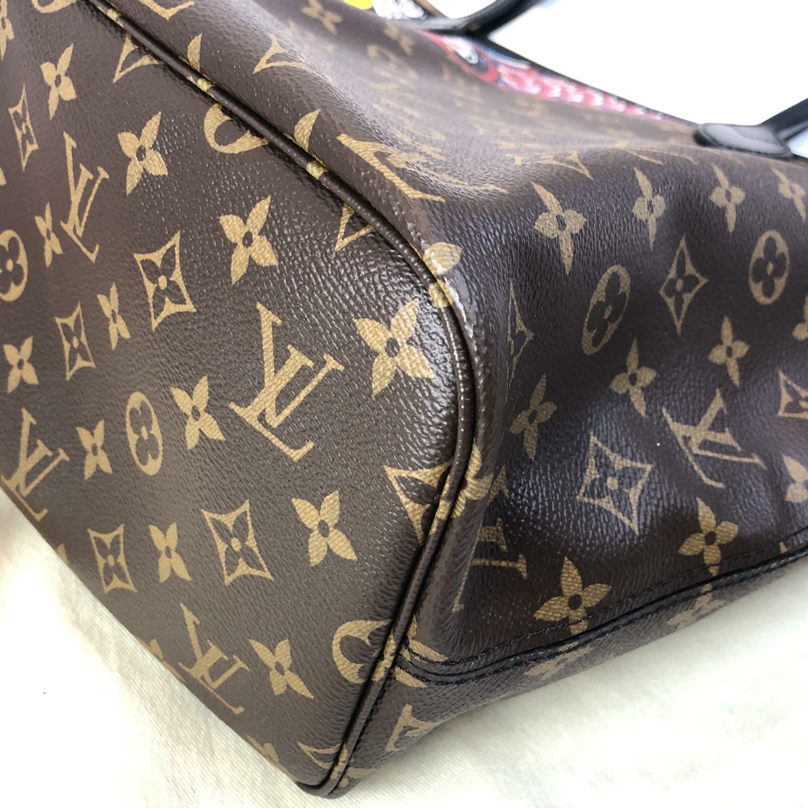 Louis Vuitton Neverfull NM Tote Limited Edition Colored Monogram