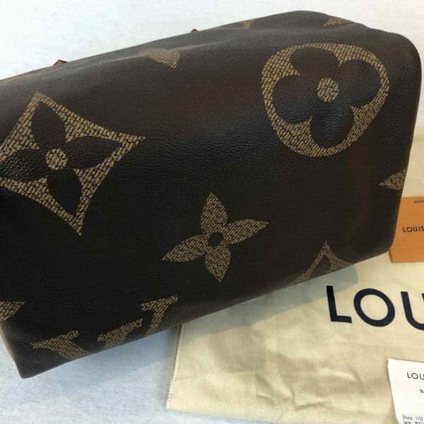 Louis vuitton giant monogram speedy 30 bag available buy now handbagholic uk bottom