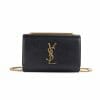 saint laurent mini kate bag black and gold authentic handbagholic