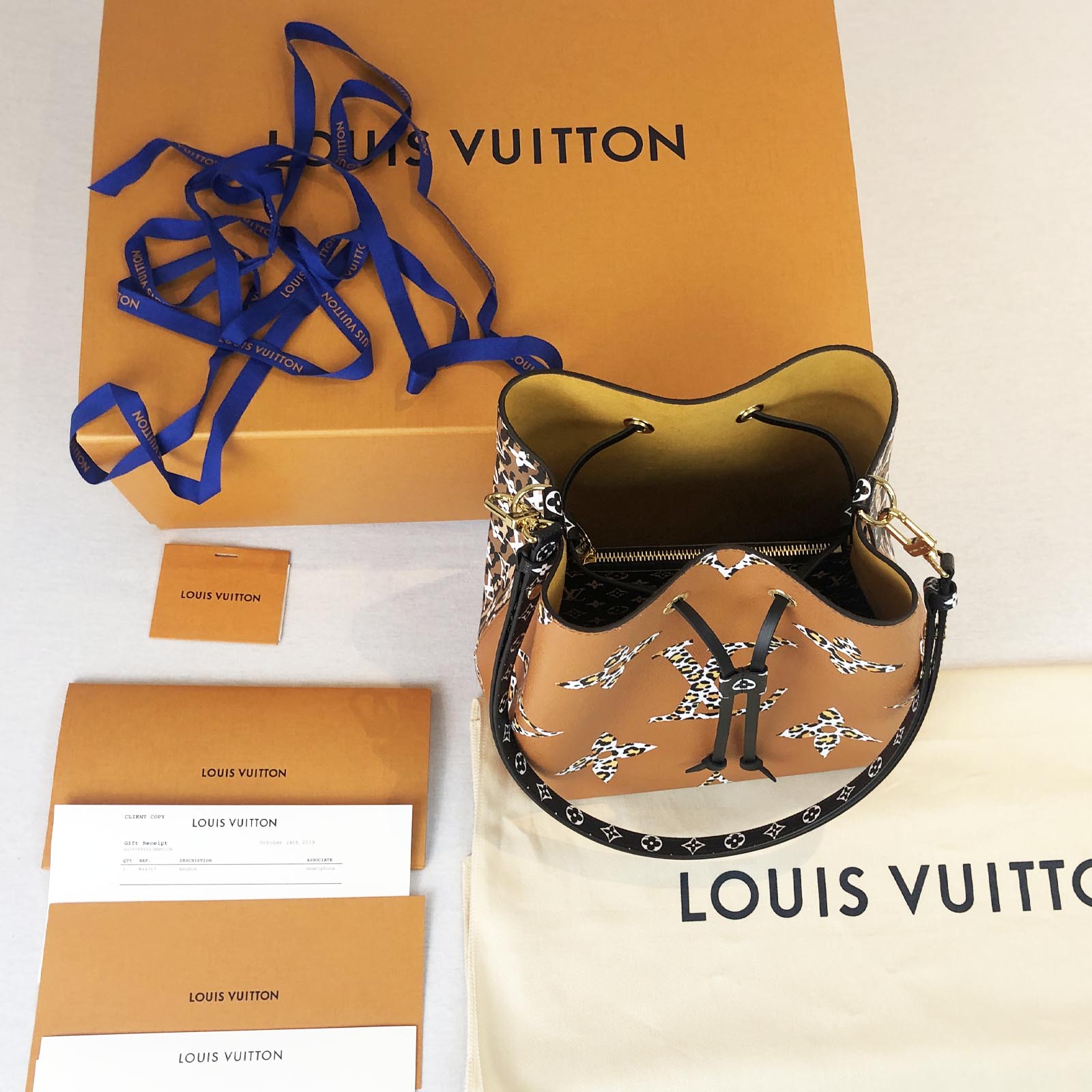 Louis Vuitton Limited Edition Black/Caramel Monogram Jungle