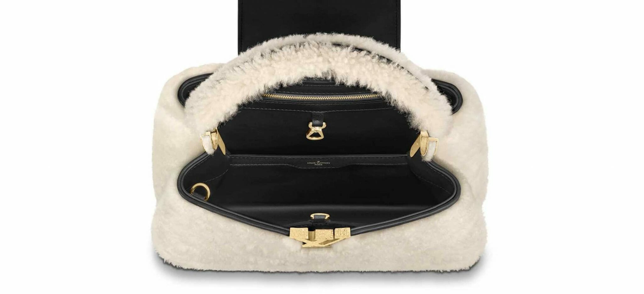 louis vuitton shearling belt bag