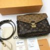 Louis Vuitton Pochette Metis Reverse Monogram rare pre loved handbagholic hardware close