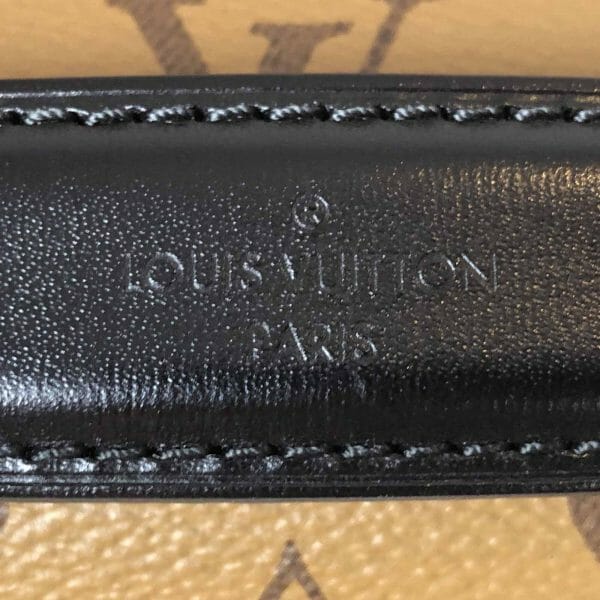 Louis Vuitton Pochette Metis Reverse Monogram rare pre loved handbagholic black top handle