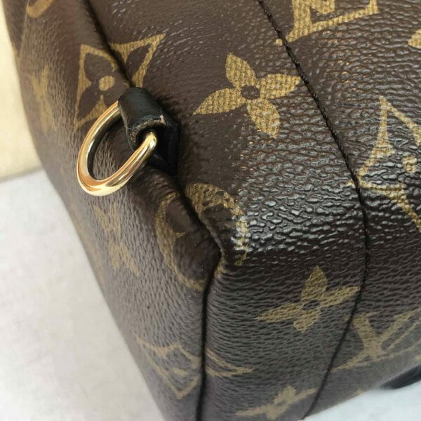 Louis Vuitton used palm springs mini small backpack bag handbagholic bottom corner