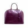 Louis Vuitton Alma MM Violette Purple Vernis Monogram Leather