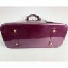 Louis Vuitton Alma MM Violette Purple Vernis Monogram Leather bottom