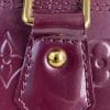 Louis Vuitton Alma MM Violette Purple Vernis Monogram Leather handle