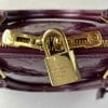 Louis Vuitton Alma MM Violette Purple Vernis Monogram Leather top padlock