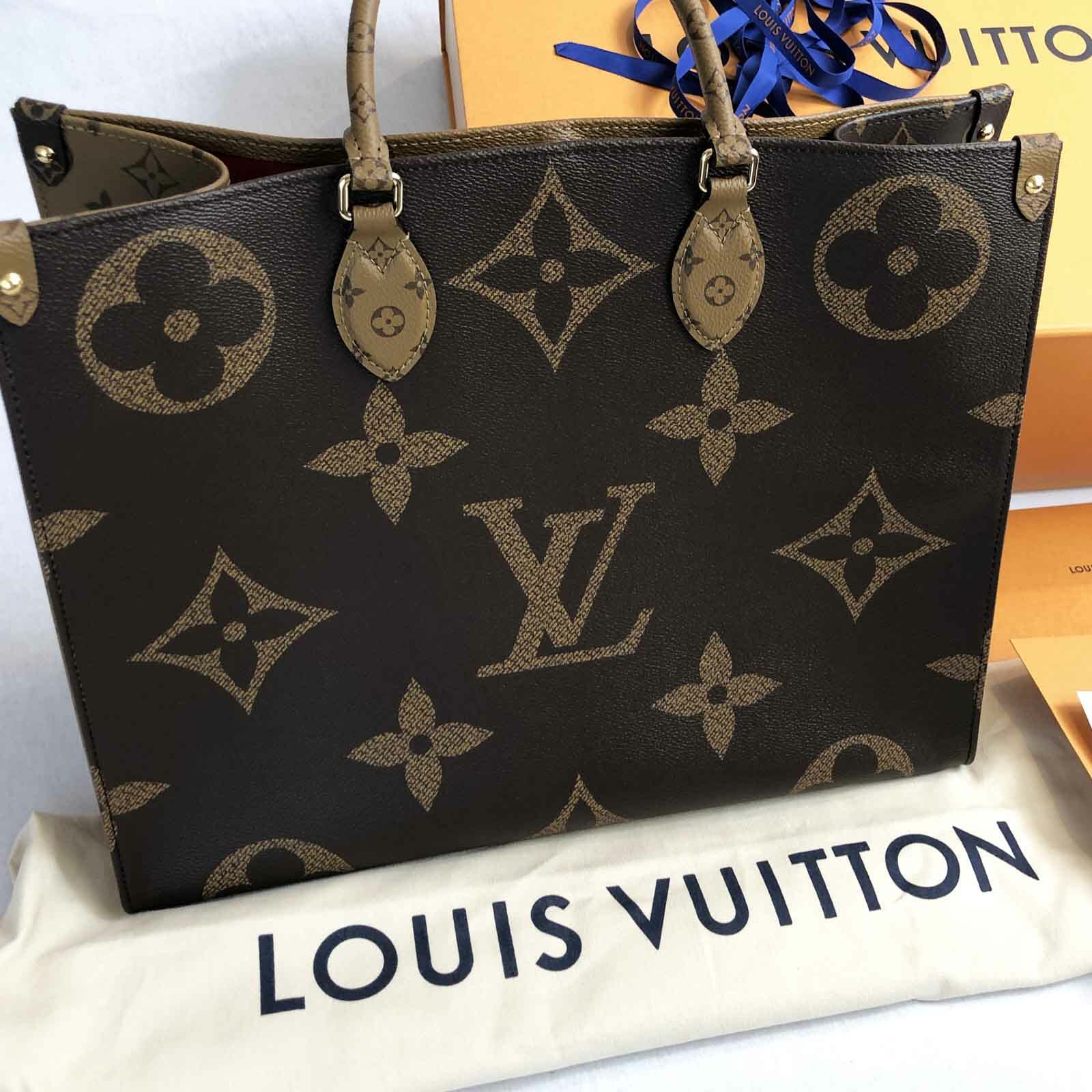 Louis Vuitton OnTheGo Giant Monogram Tote Bag GM / Large Size â Handbagholic