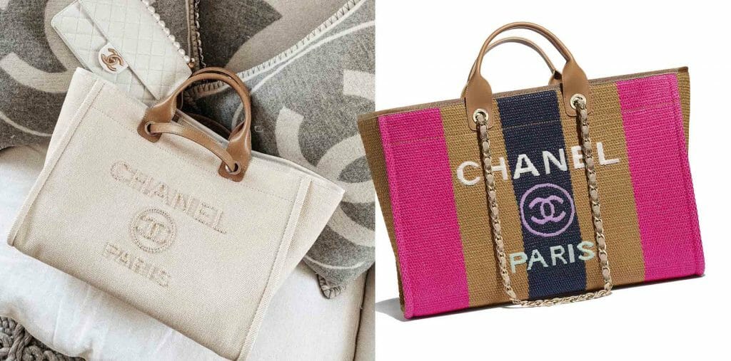 Chanel Deauville review: tote with pearl logo - Happy High Life