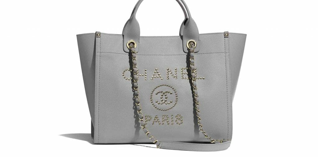 Chanel Deauville Canvas Tote Bag (SHG-26193) – LuxeDH