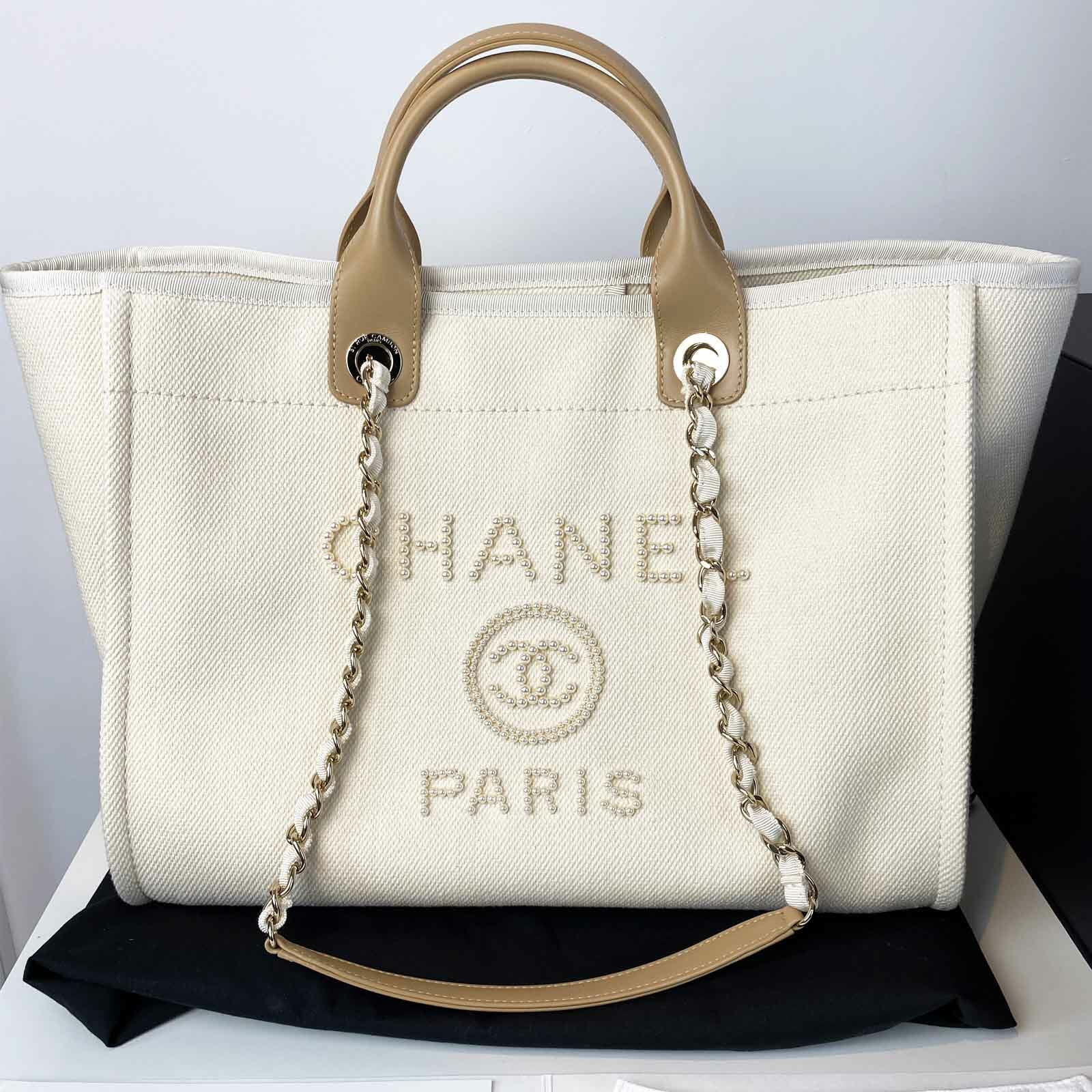 Chanel Canvas Tote Handbags