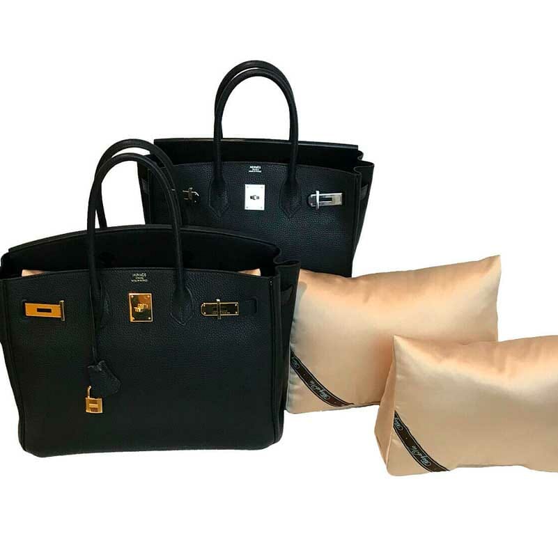 HERMES BIRKIN 30 vs KELLY 25 WHAT FITS INSIDE + 7RP INSERTS REVIEW