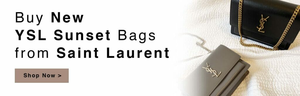 The Saint Laurent Sunset bag will effortlessly take you from day